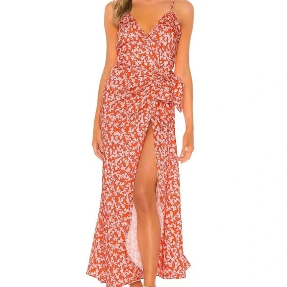 Karina Grimaldi Sofia Print Wrap Dress